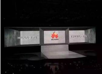 巴可助力华为P9发布会打造炫丽“双圆”效果