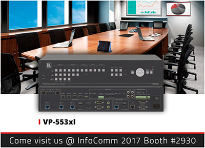 克莱默推出董事会议室演示切换器/双倍线器