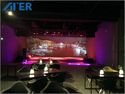 ATER大屏幕融合系统打造音乐餐吧沉浸式就餐环境，提升格调