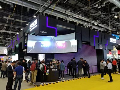 惊艳亮相Infocomm China 2018 爱普生投影机给你别样光影