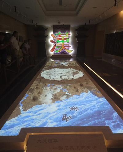 文物活起来？ALPD®投影技术实景复原汉代史诗