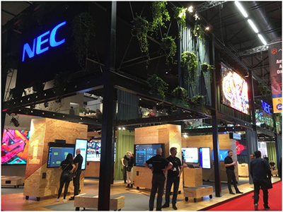 NEC闪亮ISE展 2万流明激光投影新品或将引爆市场