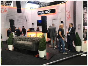 TWAUDiO新品ELLA6微型线阵列亮相2020ISE展