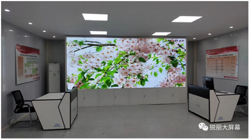 锐丽大屏幕助力南昌市某变电站，打造智慧质量监督管理