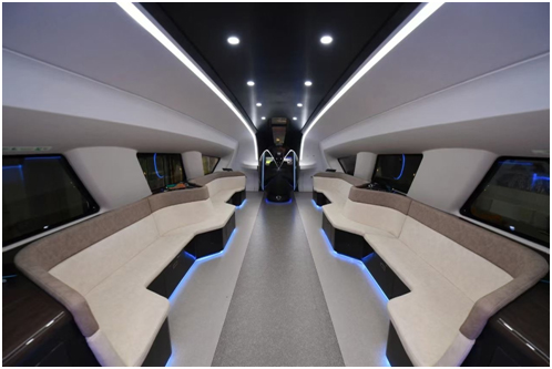 全球首列时速600公里高速磁悬浮列车搭载BOE(京东方)智慧视窗解决方案