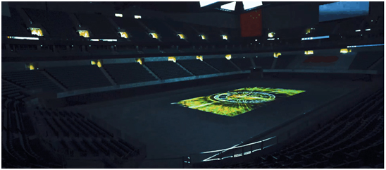 十四运盛大开幕,NEC激光投影打造沉浸式体育盛宴