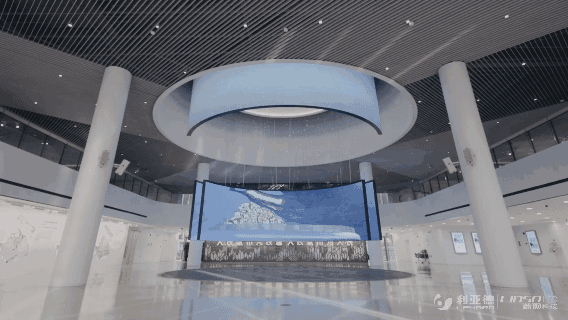 利亚德为上海城市规划展示馆打造360°数字环屏秀