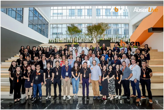 五大洲海外伙伴齐聚现场，艾比森2023秋季发布会成功举办