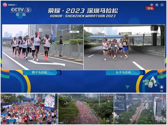 “保凌EX-Ultra户外云台摄像机”现场火热助力“国产创新型马拉松转播车”直播