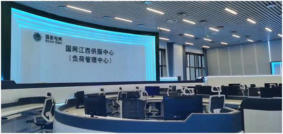 联建光电COB大屏点亮国网江西供服中心