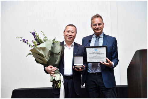 BOE(京东方)董事长陈炎顺获2024年“David Sarnoff产业成就奖”